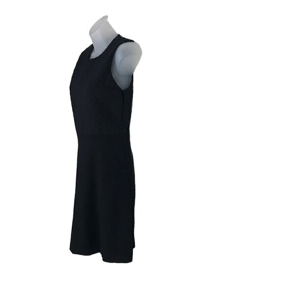 THEORY Black Fully Lined Sleeveless Midi Dress Size 4 - Picture 4 of 6